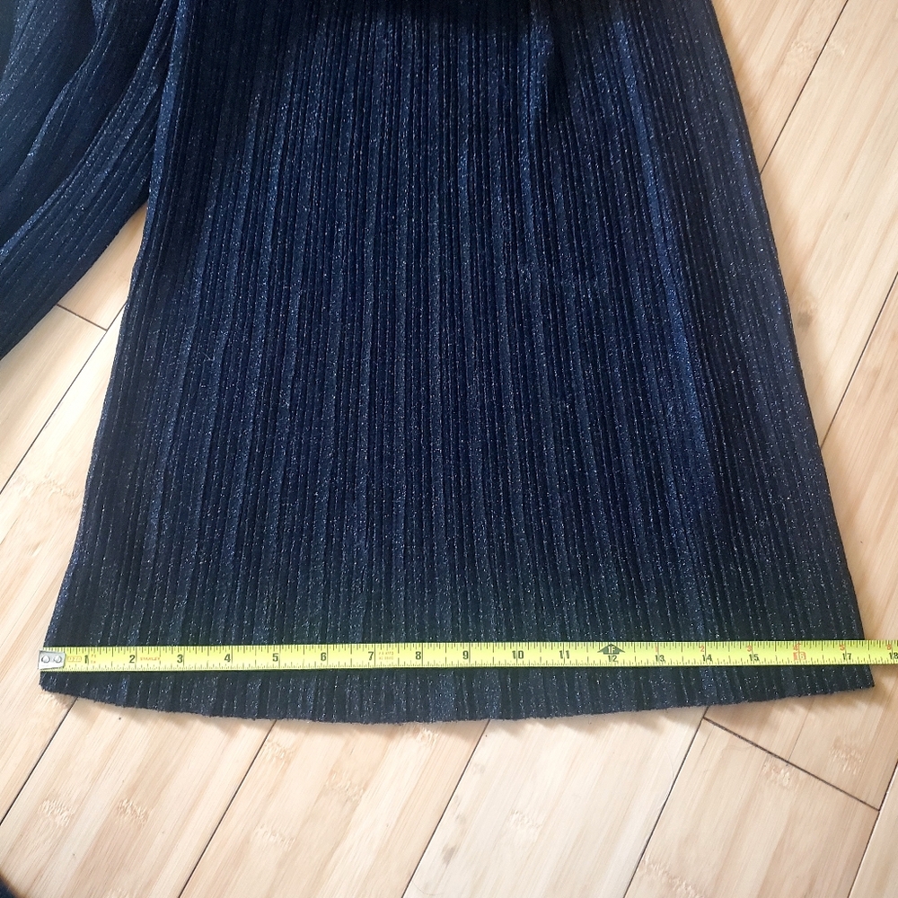 J.O.A. Black Wide-Leg Pants Size Medium - Picture 9 of 10